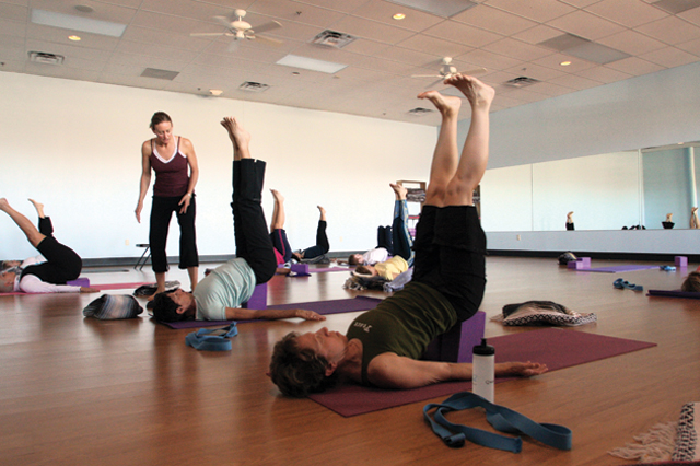 Yoga and lunch: All within a day’s work